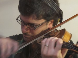 Guillermo Rubino recording Tango Project Loca Bohemia in Buenos Aires